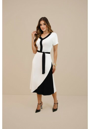 Vestido Ellen Em Malha Glow Nitido Outono/Inverno 2026
