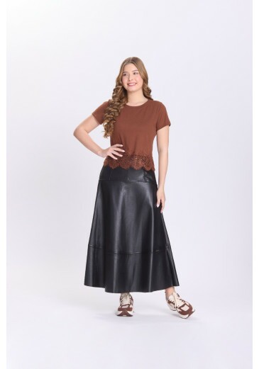 Blusa Tainara Em Malha  Marrom Hapuk Outono/Inverno 2026