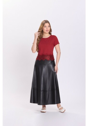 Blusa Tainara Em Malha Bordo Hapuk Outono/Inverno 2026