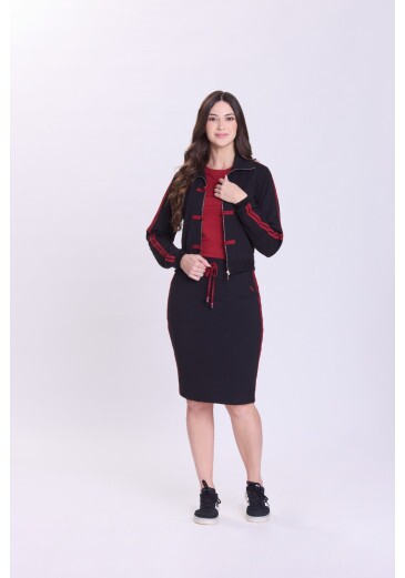 Conjunto Custódia Em Moletinho Preto Hapuk Outono/Inverno 2026