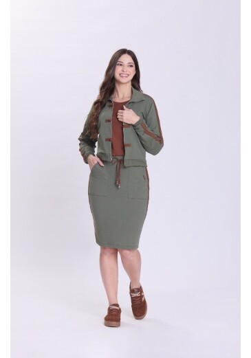 Conjunto Custódia Em Moletinho Verde Hapuk Outono/Inverno 2026