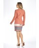 Blazer com Recortes Goiaba Via Tolentino