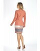 Blazer com Recortes Goiaba Via Tolentino