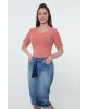 Blusa Canelada Rose Hapuk 
