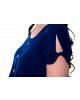 Blusa com Botões Azul Hapuk