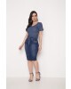 Blusa Crepe Estampada laura Rosa