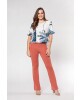 Blusa Encanto Print Azul Plus Size