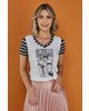 Blusa Listrada Girl Tata Martello