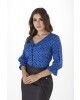 Blusa Poá com Recortes Via Tolentino 