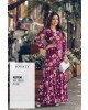 Vestido Longo Transpasse e Babados Joyaly