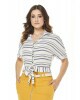 Camisa com Amarração Via Tolentino