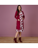 Cardigan com Bolso Bordô Tata Martello