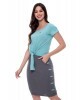 Conjunto Blusa Amarração Verde Hapuk