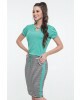Conjunto Blusa com Recorte Verde Hapuk 