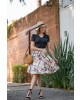 Conjunto Body Bordado Preto Maria Amore 