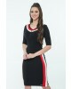 Conjunto Canelado com Zíper Preto Hapuk