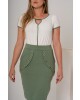Conjunto com Detalhe Saia Verde