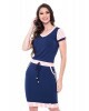 Conjunto Detalhe em Listras Azul Hapuk 