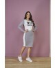 Conjunto Estampa Nyc Cinza Tatá Martello
