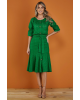 Conjunto Laise com Botões Verde Tatá Martello