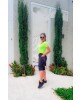 Conjunto Saia com Shorts Neon Moda Fitness