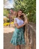 Conjunto Saia Folhagem Maria Amore 