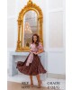 Conjunto Saia Xadrez Fasciniu's