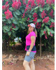 Conjunto Fitness Tricolor Pink Gabi Campos