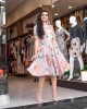 Vestido Estampado Godê Maria Amore