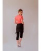 Saia com Corsário Regulagem Preto Sra & Srta Moda Fit