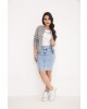 Saia Jeans Basic Laura Rosa
