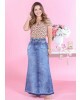 Saia Longa Jeans Joyaly 