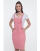 Salopete Girl Denim Rosa Hapuk 