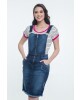 Salopete Jeans com Zíper Hapuk 