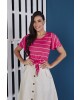 T-Shirt Amarração Rosa Tata Martello