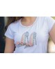 T-shirt Sapato Floral Victoria's Princess