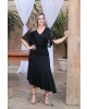 Vestido Assimétrico Preto Sol da Terra