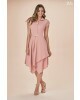 Vestido Assimétrico Rose D'Azul 