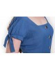 Vestido com Botões Azul Hapuk 