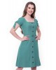 Vestido com Botões Verde Hapuk