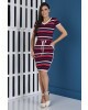 vestido com Cordão Vermelho Tatá Martello 