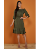 Vestido com Lastex Verde Tatá Martello