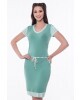 Vestido com Listras Verde Hapuk