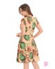 Vestido com Recorte Bege Sol da Terra
