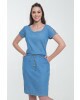 Vestido Denim com Cordão Hapuk 