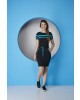 Vestido Detalhe com Cordão Preto Tatá Martello