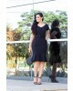 Vestido Detalhe em Botões Preto