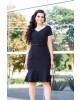 Vestido Detalhe em Botões Preto