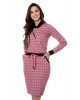 Vestido Detalhe em Zíper Rosa Hapuk