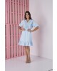 Vestido Detalhe Guiper Azul Tata Martello 